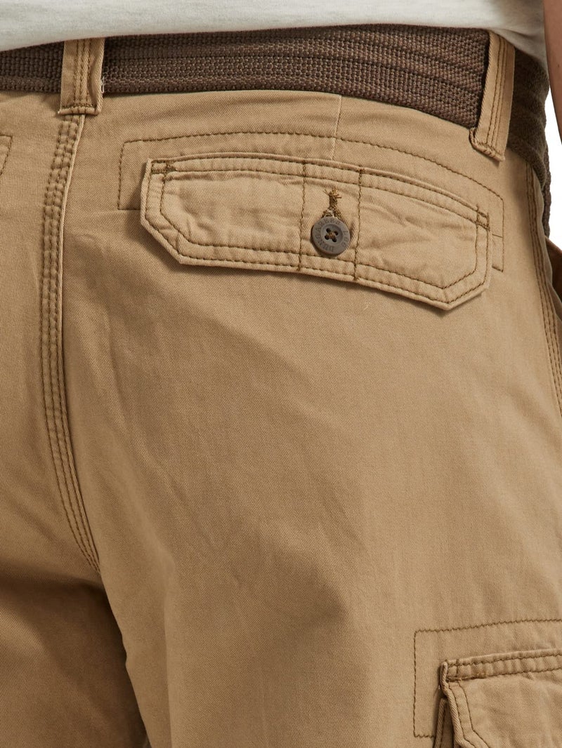 Lee Big & Tall Dungarees Belted Wyoming Cargo Short, Bronze, 46 - Image 5