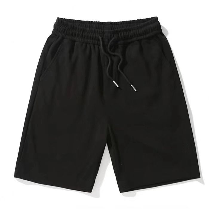100% Pure Cotton Breathable Quick-drying Pants for Men and Women Summer Trendy Thin Pants for Women All-match Casual Short Pants Black [high quality ice silk style]