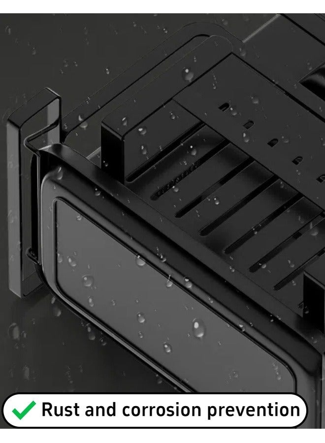 Kitchen Cutlery Rack, Stainless Steel Universal Knife Rack, Storage Rack, Large Capacity Drainage Plate Rack for Kitchen, Chopsticks, Knives, Forks.  - Image 4