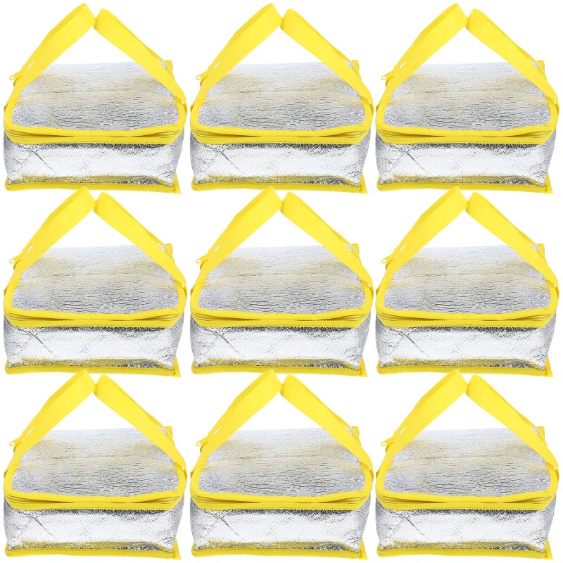 10pcs Insulated Pizza Bags Pizza Container Insulated Bag Insulated Cooler Bag Thermal Bag Reusable Insulated Shipping Bags - Image 5