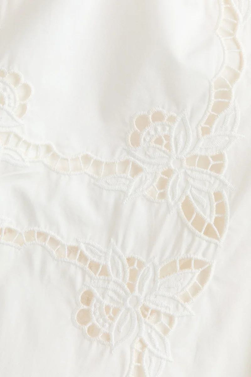 H&M Broderie anglaise balloon trousers