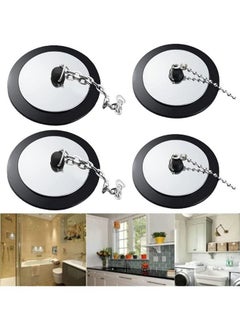 HomarKet 4 Pcs Home  Kitchen Sink Bath Tub Stopper Plug 2pcs 50Mm And 2pcs 40Mm  - Image 1