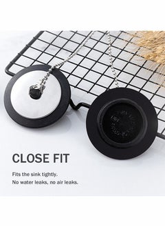 HomarKet 4 Pcs Home  Kitchen Sink Bath Tub Stopper Plug 2pcs 50Mm And 2pcs 40Mm  - Image 4