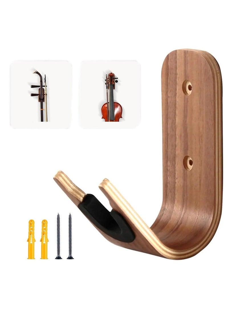 Wall Mount Violin or Erhu Hanger Rack - Easy Install Shelf for Violin, Erhu, Instrument Accessories - Secure Hanging Display for Home and Studio Use (Violin, Erhu) - Image 1