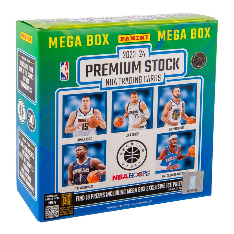 Panini 2023-24 Panini Premium Stock Basketball Trading Cards Mega Box - Image 1