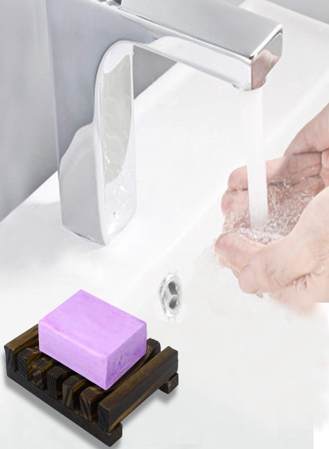 Dogxiong 1 pari Soap Exfoliating Bag Natural, Soap Saver with Drawstring and Wooden Bead Holder,Exfoliating Loofah Pouch for Bathroom Shower - Image 5