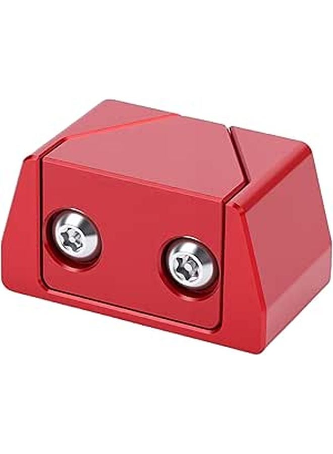 OBD Port Lock Anti Theft Protector For Cars SUVs Trucks Sturdy Metal 16 Pin Trapezoid Red - Image 1
