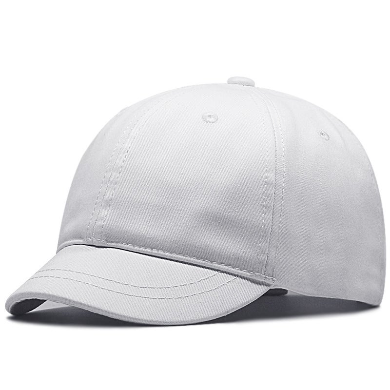 Unisex Baseball Cap Short Brim Spring Autumn Pink - Image 2