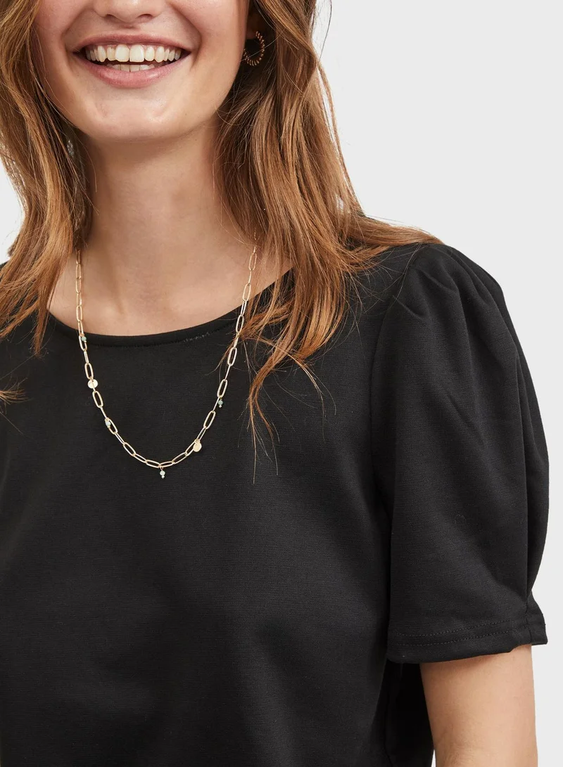 Vila Puff Sleeves Top