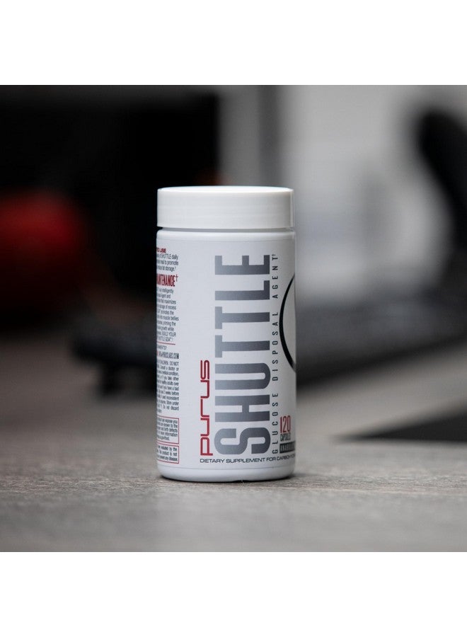 Purus Labs بروس لابز شاتل - 120 كبسولة - مركبة نقل الجلوكوز والكربوهيدرات - 30 حصة - Image 4