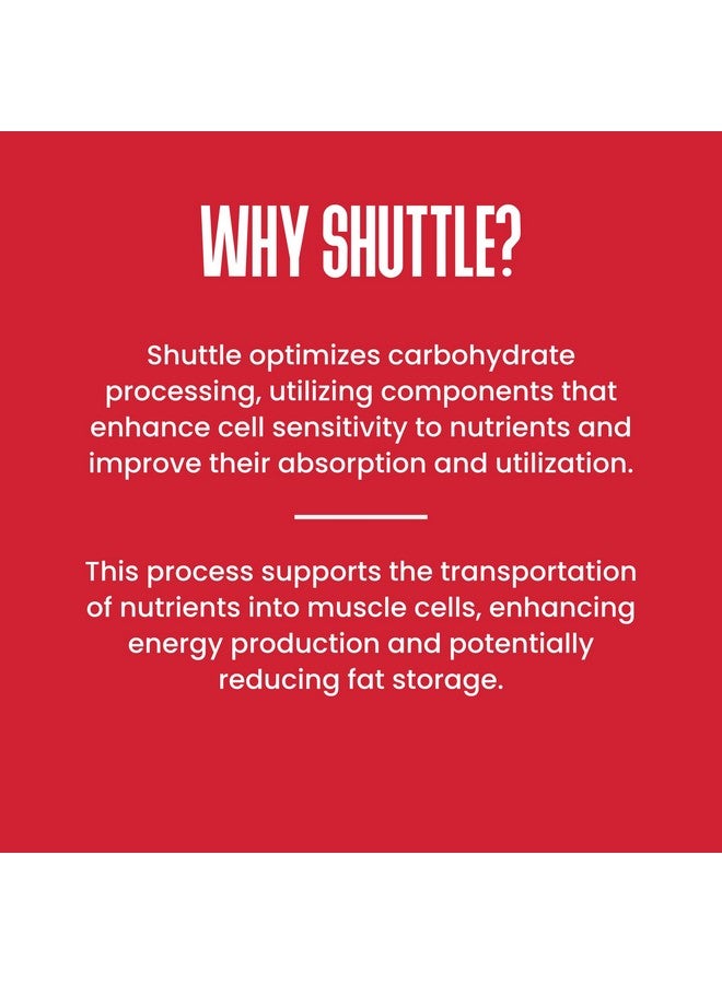 Purus Labs بروس لابز شاتل - 120 كبسولة - مركبة نقل الجلوكوز والكربوهيدرات - 30 حصة - Image 5