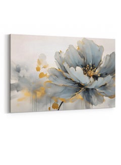 LOWHA Canvas Wall Art Stretched Over Wooden Frame with Flower Painting  - Image 4