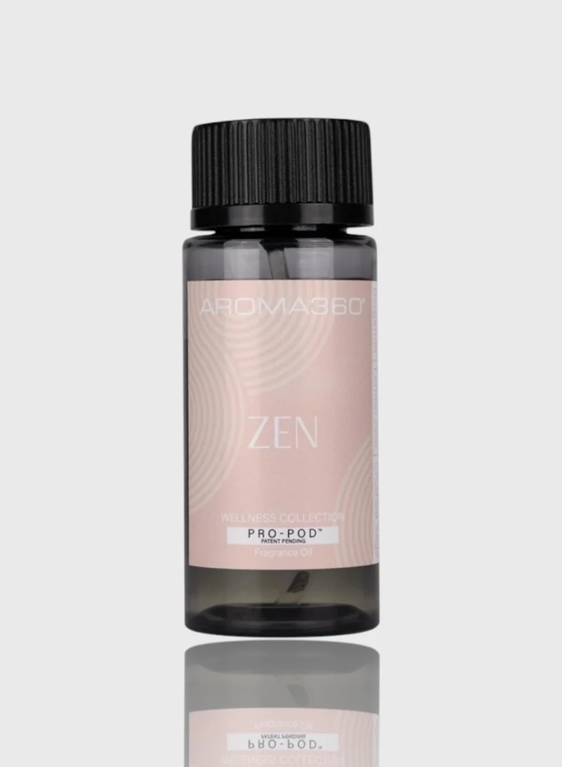 أروما 360  Zen Pro-Pod Oil Blend - Hotel Inspired for Luxury Essential Oil Diffusers - Aromatherapy Scent Diffuser Oil - Bergamot, Lemon Zest, and Crushed Sage  - 500 mL, 16.9 fl oz