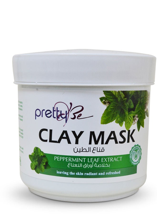 Pretty Be Clay Mask with Peppermint Leaf Extract 600ml - Image 1