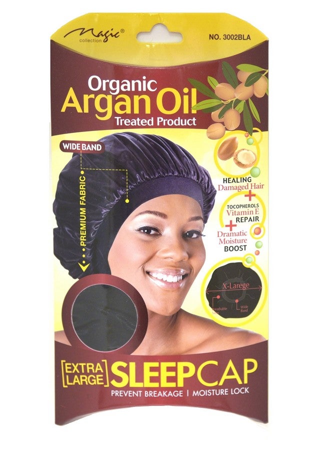 Magic Collection Organic Argan Oil Extra Large Sleep Cap By Magic Collection - Image 1