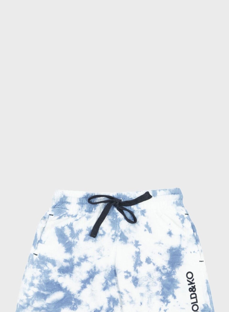 BOLD&KO Kids Tie Dye Shorts - Image 3