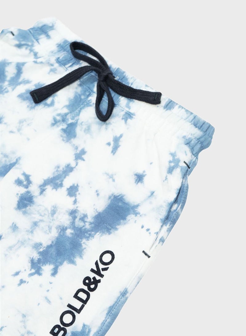 BOLD&KO Kids Tie Dye Shorts - Image 4