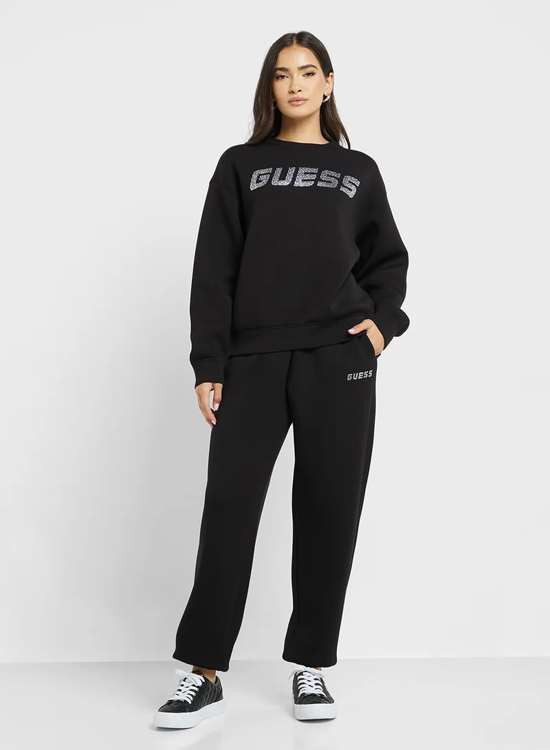 GUESS High Waist Jogger Pants
