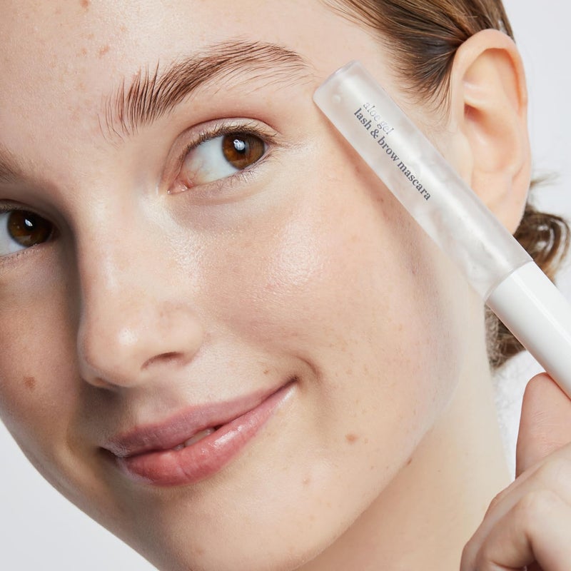 Ere Perez - Natural Aloe Gel Lash + Brow Mascara | Conditions, Lengthens, Defines, Sweat-Proof, Water-Resistant | Aloe Vera, Vitamin B5 | Vegan, Cruelty-Free, Clean Beauty (Clear, 0.35 oz | 10 ml) - Image 3