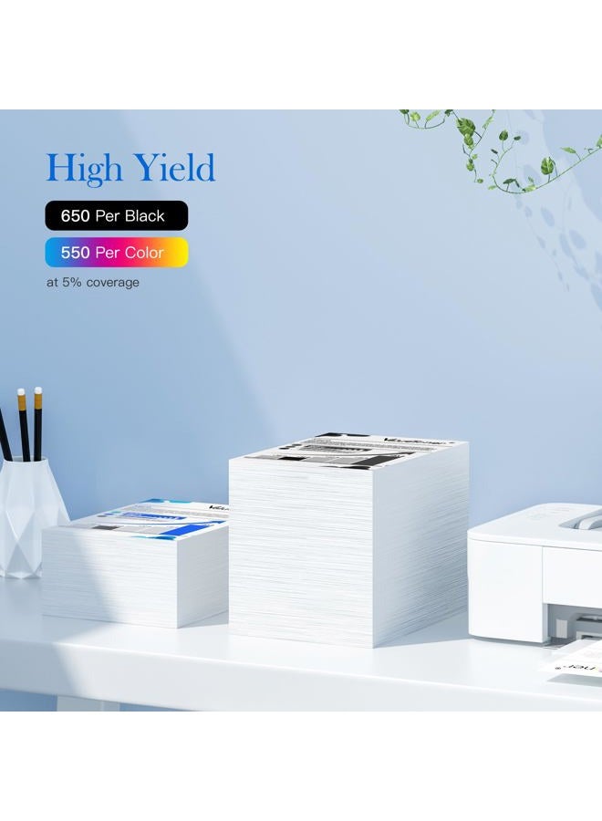 Valuetoner خراطيش حبر معاد تصنيعها بديلة لكانون 260XL 261XL 260 XL 261 XL PG-260 XL CL-261 XL حبر لطبّاعة كانون TS6420 TS5320 TR7020 ( 1 أسود، 1 ثلاثي الألوان، عبوة 2 ) - Image 4