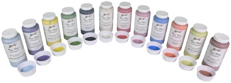 Sax Underglazes for School and Arts and Crafts Use, Assorted Colors, 16 Ounce Pints, Set of 12 - Image 2