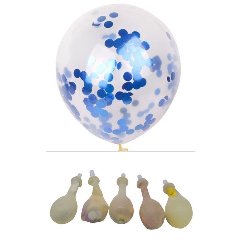 confetti balloon 12 inch gold color sequin balloon party decoration wedding decoration supplies birthday sequin balloon 12 inch blue sequined balloon