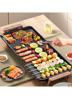 YQbest lectric Barbecue Grill Smokeless Indoor/Outdoor Portable Kitchen BBQ Grill with Adjustable Temperature Control  - Image 1