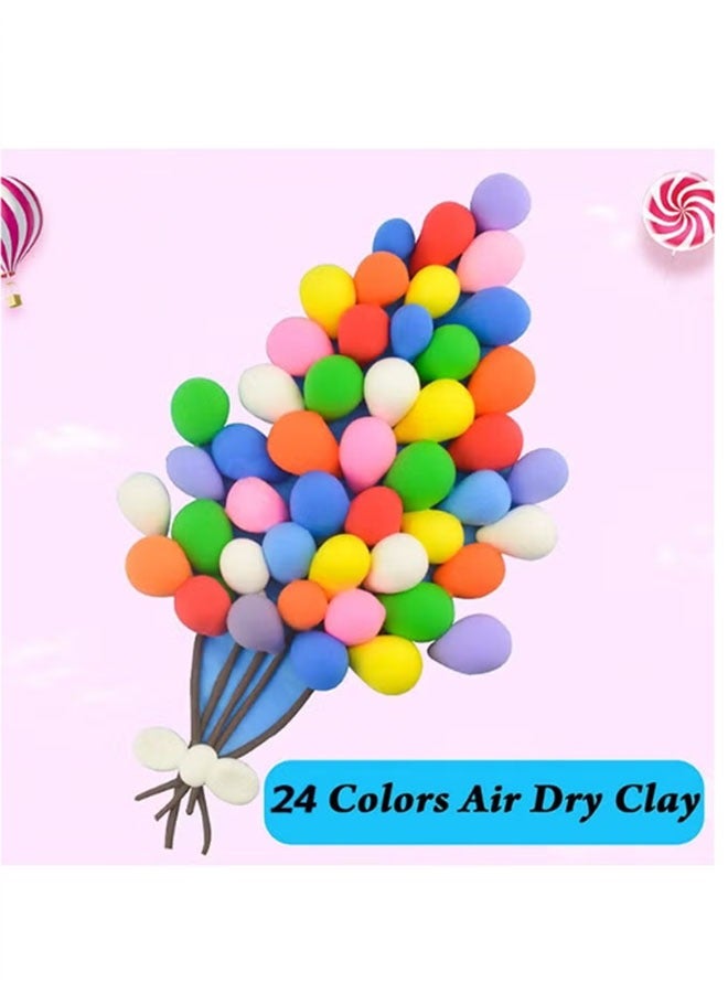Multi-Color Ultra-Light Air-Dry Clay, Eco-Friendly & Safe for Ages 3+, Non-Sticky Easy DIY, Early Education Tool for Kindergarten & Primary School - Image 3