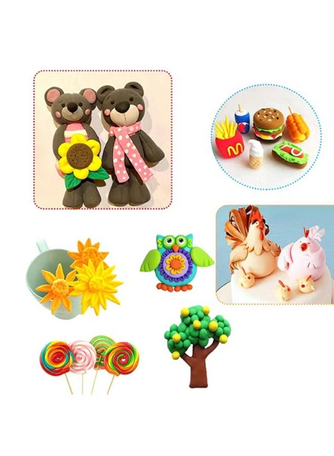 Multi-Color Ultra-Light Air-Dry Clay, Eco-Friendly & Safe for Ages 3+, Non-Sticky Easy DIY, Early Education Tool for Kindergarten & Primary School - Image 5