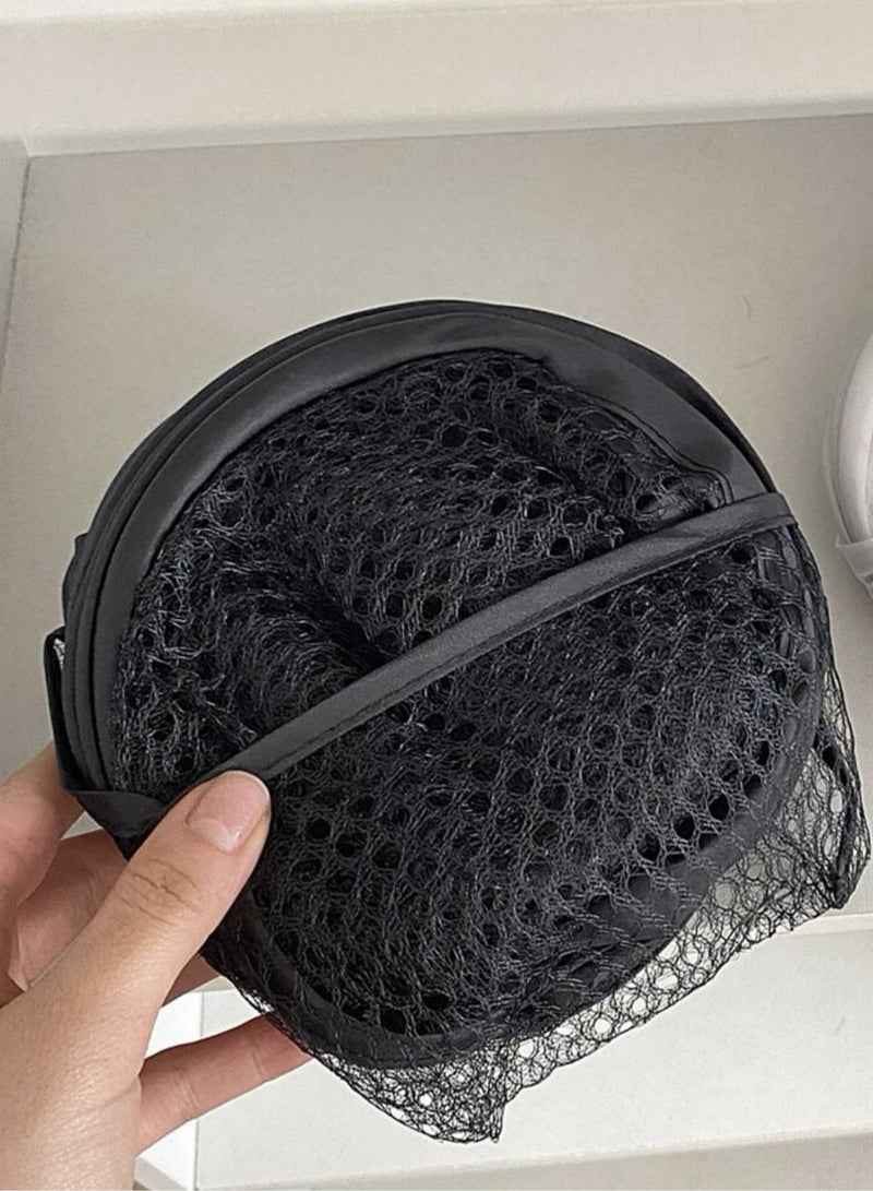 Foldable Black Mesh Laundry Basket with Handles – Large Collapsible Hamper with Breathable Fabric, Sturdy Frame, and Spacious Storage for Dirty Clothes – Ideal for Bedroom, Bathroom, Dorm, and Multi-Room Use – Perfect Easter, Halloween & Christmas Gift - Image 5