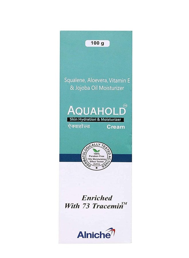ULTRADIVEX AquaHold Skin Hydration & Moisturizer Cream 72 Hour Moisturizing Effect Cream For Men & Women All Skin Types Moisturizing Cream (100G) - Image 2
