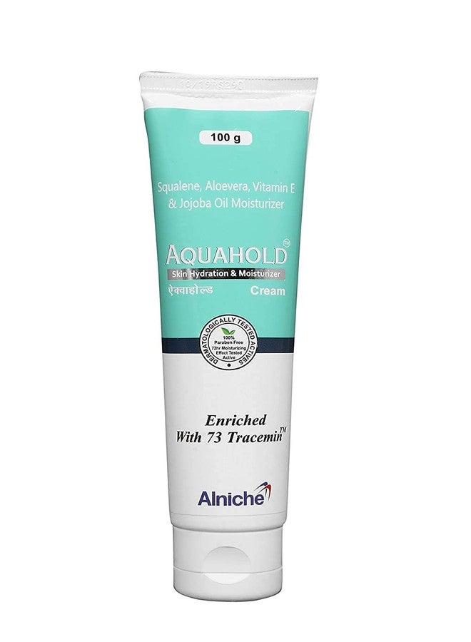 ULTRADIVEX AquaHold Skin Hydration & Moisturizer Cream 72 Hour Moisturizing Effect Cream For Men & Women All Skin Types Moisturizing Cream (100G) - Image 3