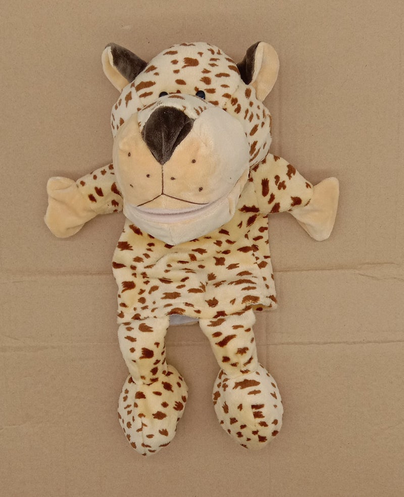 Puppet Animal Lion Lamb Gray Wolf Children Baby Comfort Parent-Child Story Plush Puppet Puppet Performance Props - Image 1