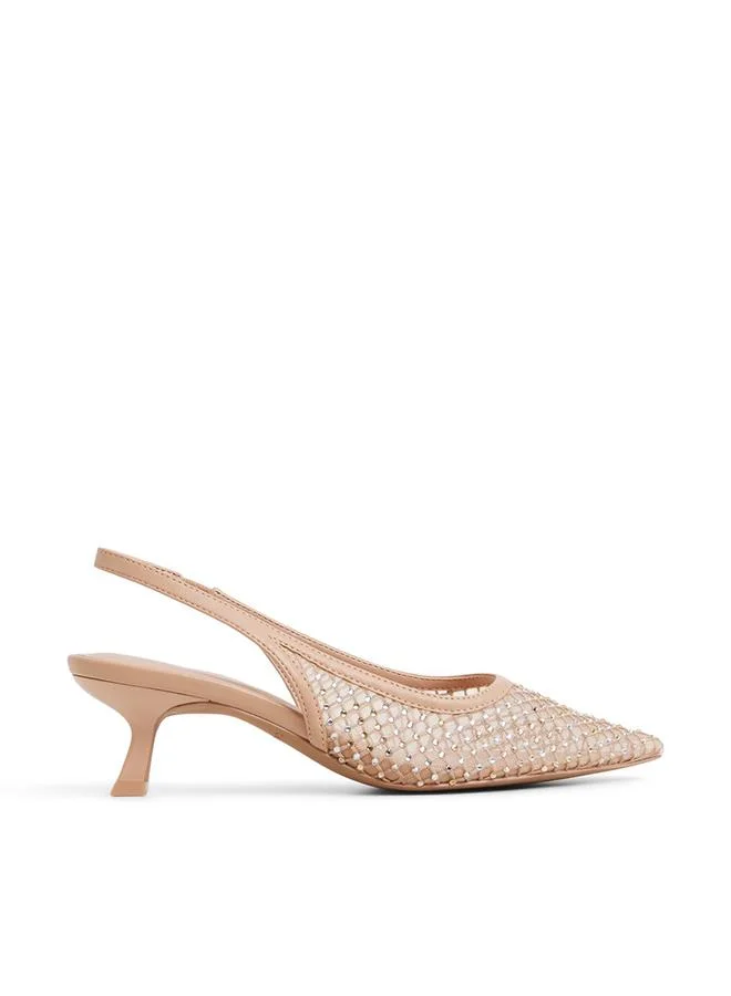 Call it Spring Dariahh Ladies Beige Heeled Shoes