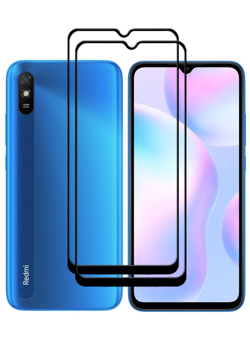 ACLIX 2 Pieces Antistatic ESD Dustproof Premium Quality High Definition Tempered Glass Screen Protector Designed For Xiaomi Redmi 9A - Image 1