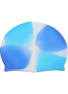 Generic Silicone Swim Cap Modern Design To Add More Beauty For Unisex - Multi Color 