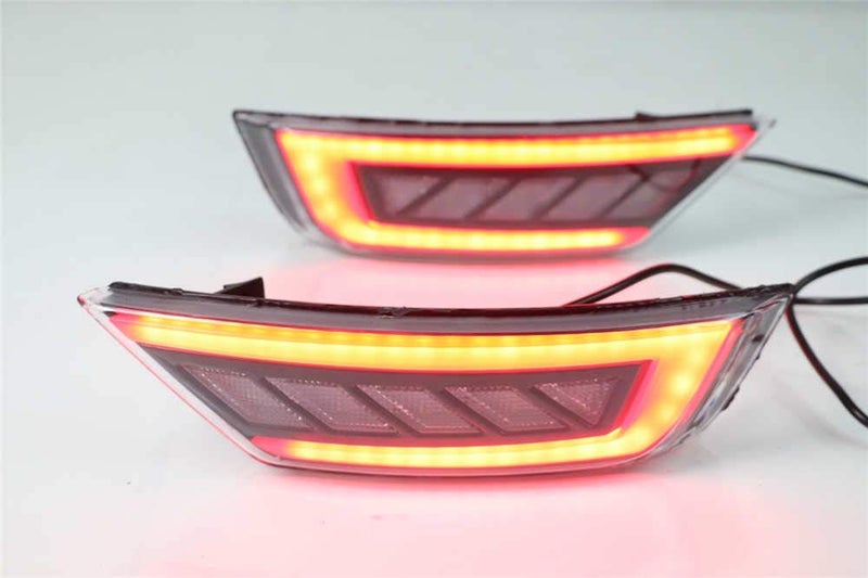 Automaze Car Back Rear Bumper Reflector Light For Eco-sport 2013-2019 Models, With Reverse Light, Set of 2 Pc(V1) - Image 4