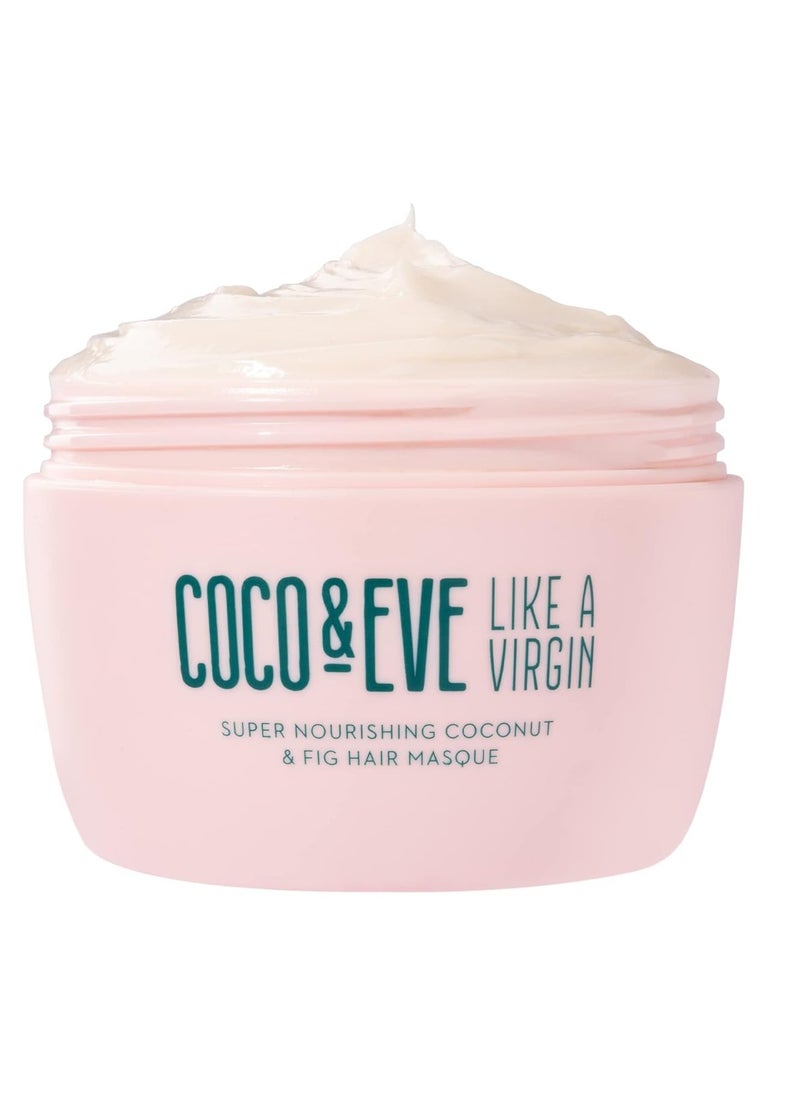COCO & EVE - Coco & Eve Like a Virgin Hair Masque - Coconut & Fig Hair Mask for Dry Damaged hair with Shea Butter & Argan Oil for Hair Repair & Hydration | Deep Conditioning Mask Hair Treatment (212 ml) - Image 1