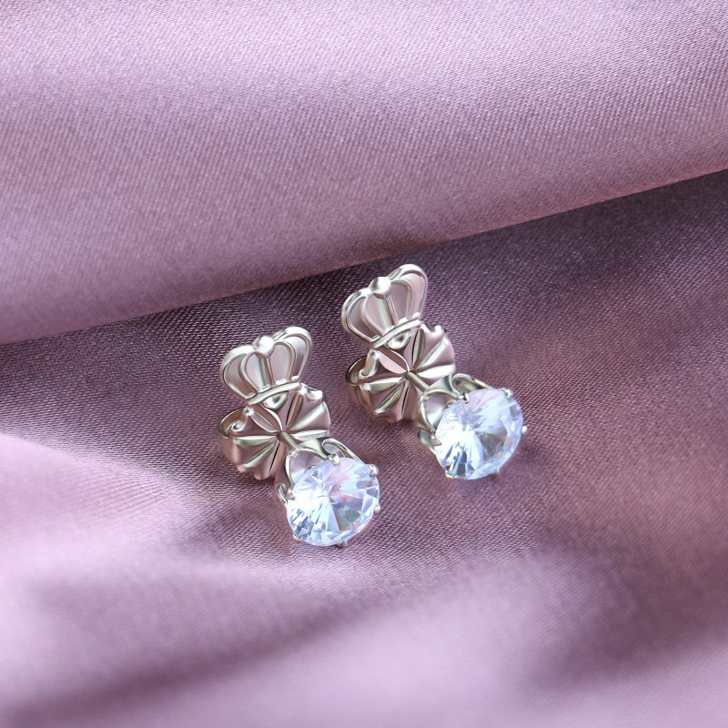 Kmeosch Anti-Droop Earring Backs - Support Backs for Heavy Earrings & Drooping Ears, Hypoallergenic Earring Lifters for Stretched Earlobes (Silvery, 2 Pair) - Image 2