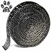Locacrystal Bling Crystal Rhinestone Ribbon SelfAdhesive Ironon DIY Glitter Diamond Stickers for Crafts Cars Clothing Decoration053inch 3Yards Black - Image 2