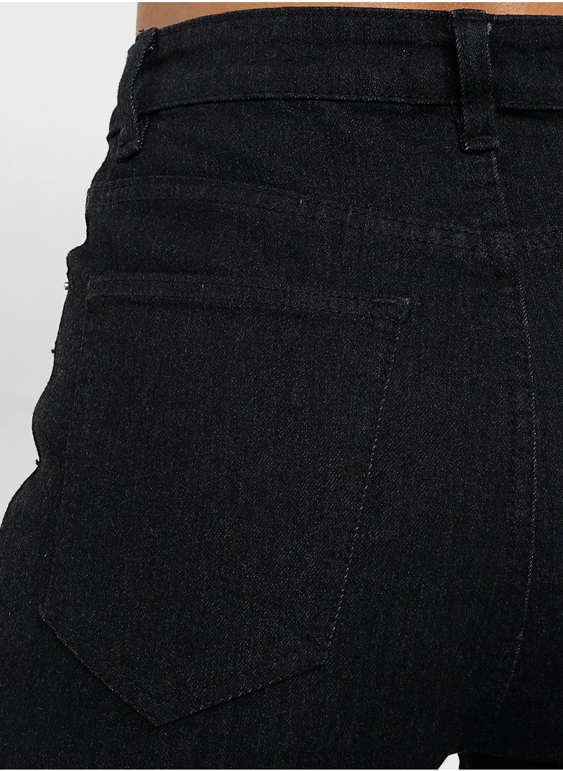 Ginger Distressed High Rise Skinny Jeans  - Image 5