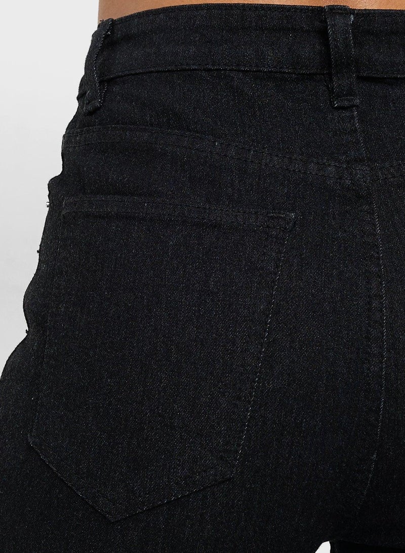 Ginger Distressed High Rise Skinny Jeans - Image 5