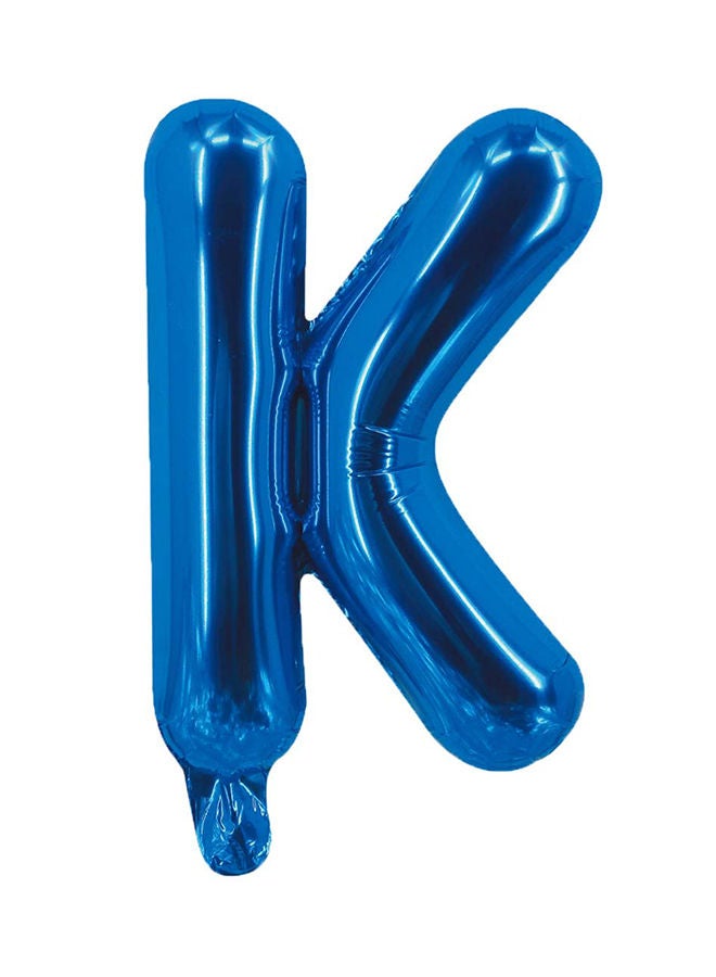 Loquat K Letter Decorative Foil Balloon 16inch