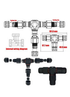 Excefore 2pcs 3 Way Junction Box Connector IP68 Waterproof Electrical Junction Box Connector for 5mm- 10mm Cable Range  - Image 5
