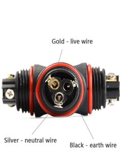 Excefore 2pcs 3 Way Junction Box Connector IP68 Waterproof Electrical Junction Box Connector for 5mm- 10mm Cable Range  - Image 4