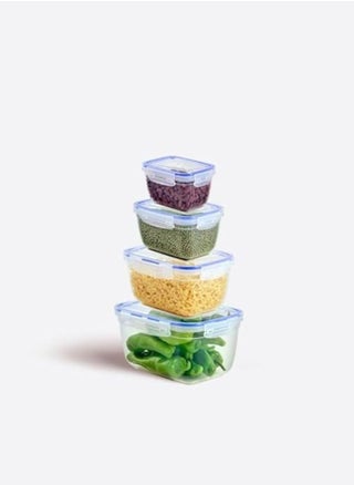 Dunya reusable plastic rectangular box container set can be used for food storage meal prep leftovers set consists of 4 pcs varies in the set 550 1000 1800 3000 ml transparent - pzsku/Z74BFF280A294F2203AAFZ/45/_/1708229352/a43ac698-1a75-464b-aef7-d19538ee34f8