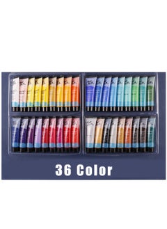 Mont Marte Acrylic Paint Set 36 pcs 36ml Tubes Ideal for Acrylic Painting Brilliant Lightfast Colours with Great Opacity  - Image 2