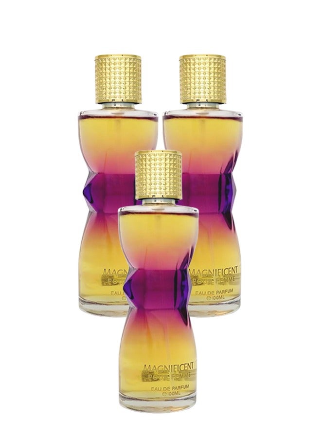 ماغنيفيسنت 3 قطع عطر ماجنيفيسنت للنساء 100 مل - Image 1