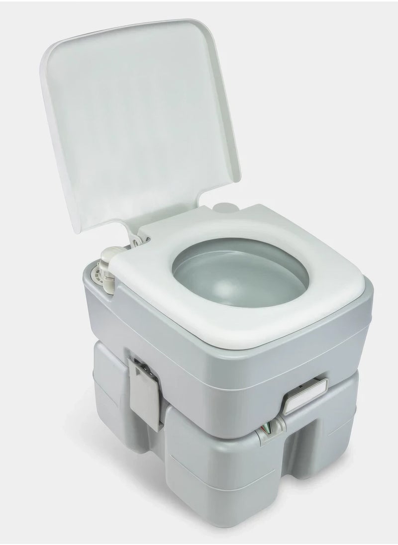 RENOVO 20L Portable Toilet Camping Toilet Porta Potty Detachable Holding Tank Level Indicator Leak-Proof Toilet for Camper Travel Boat Trailer Trucker Van  - Image 2