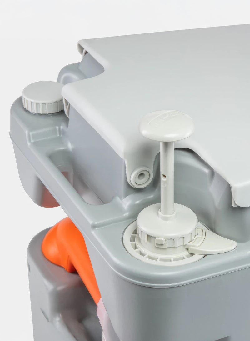 20L Portable Toilet Camping Toilet Porta Potty Detachable Holding Tank Level Indicator Leak-Proof Toilet for Camper Travel Boat Trailer Trucker Van